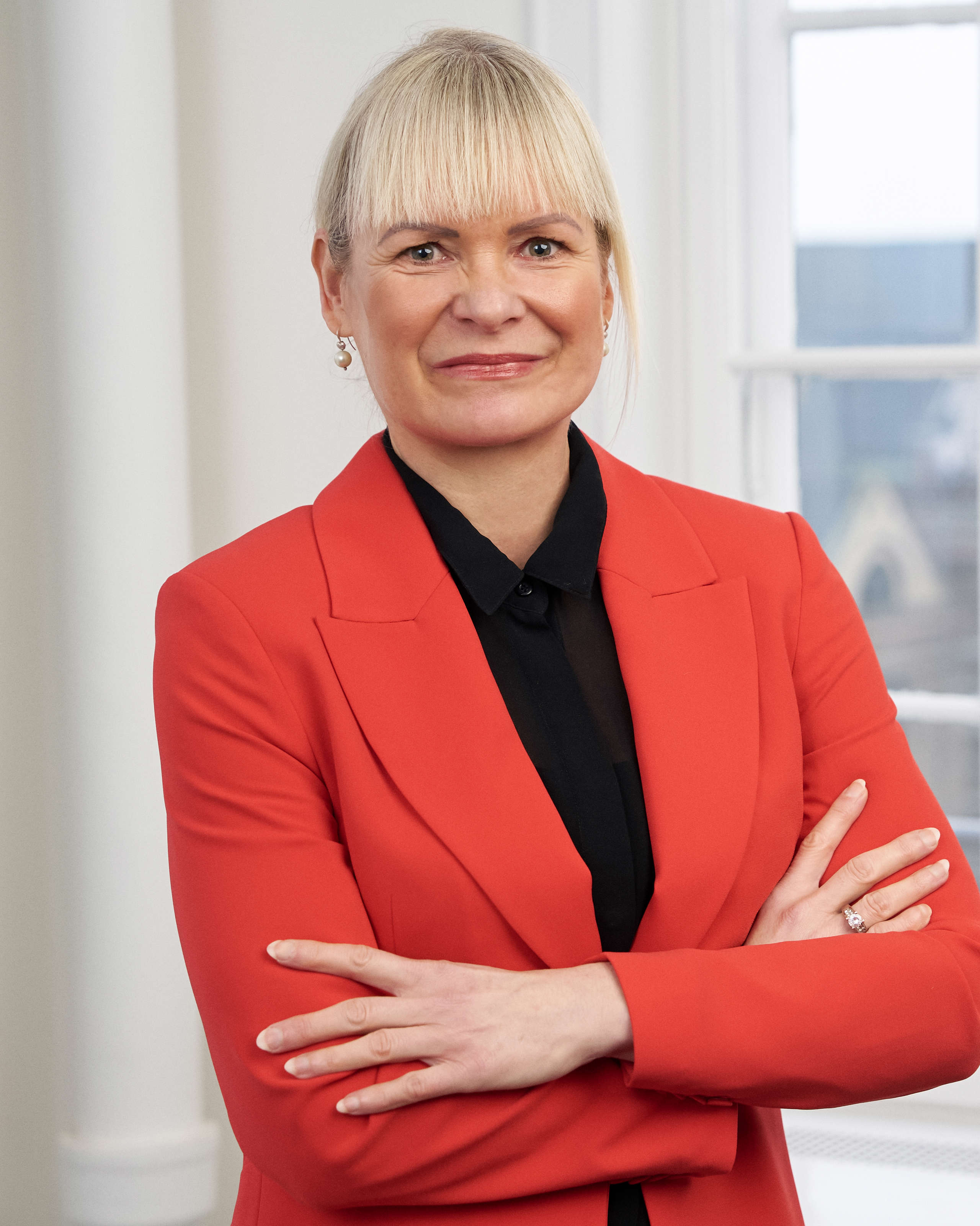 Portrait of teacher on Niels Brock Copenhagen Business College Kathrine Lassen