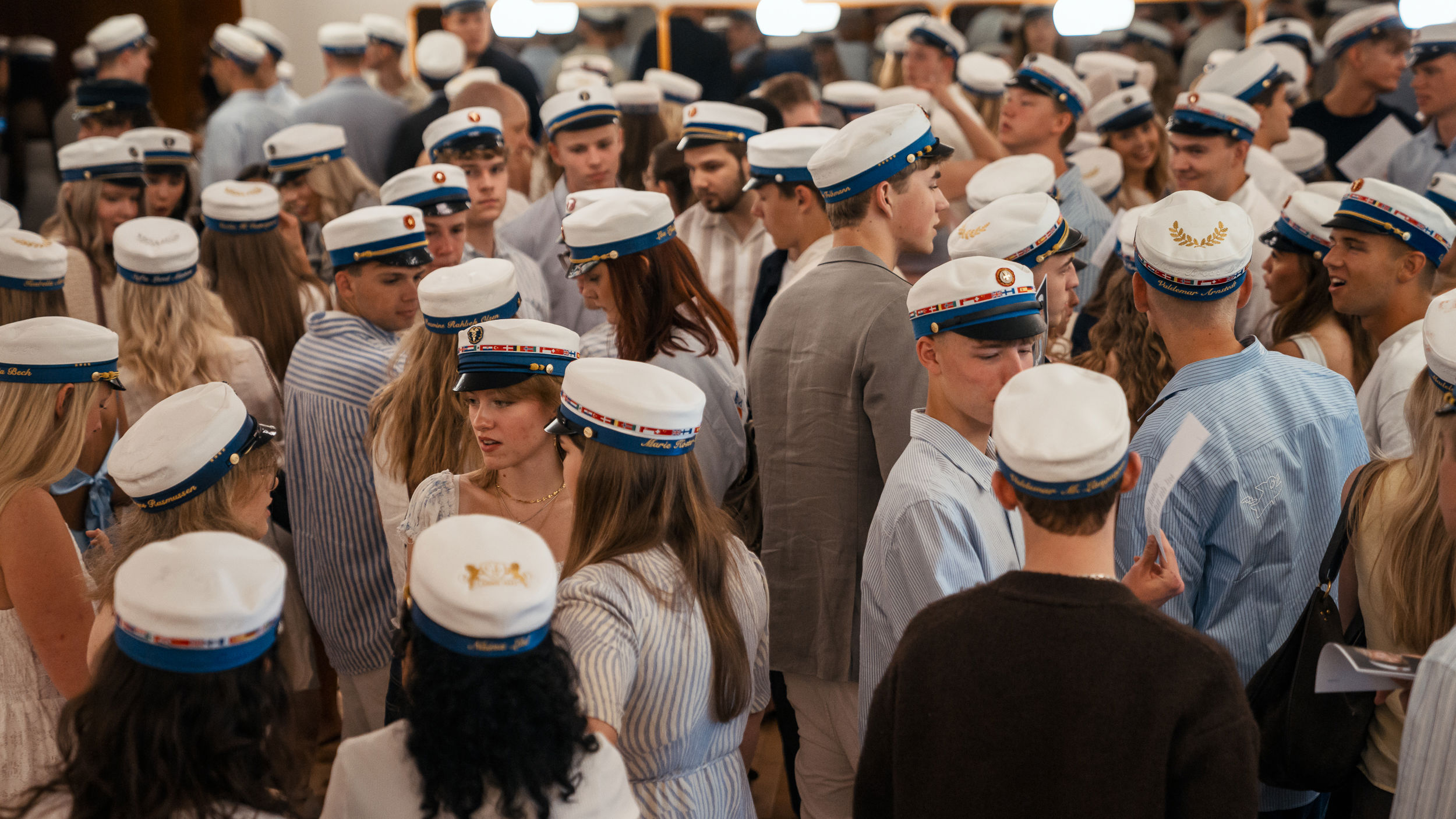 Elever til dimission fra Det Internationale Gymnasium